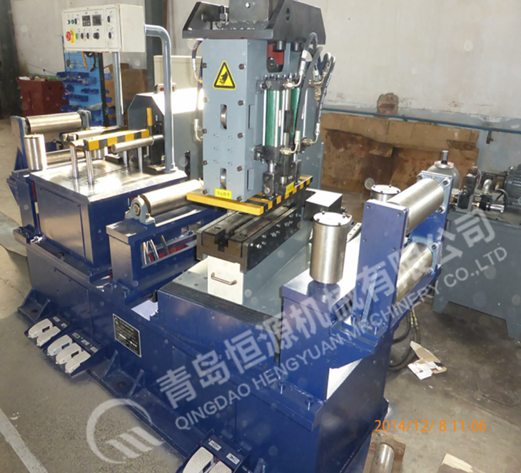 Semi-automatic Closed type Shear Welder（Custom-made for thick and wide metal ban